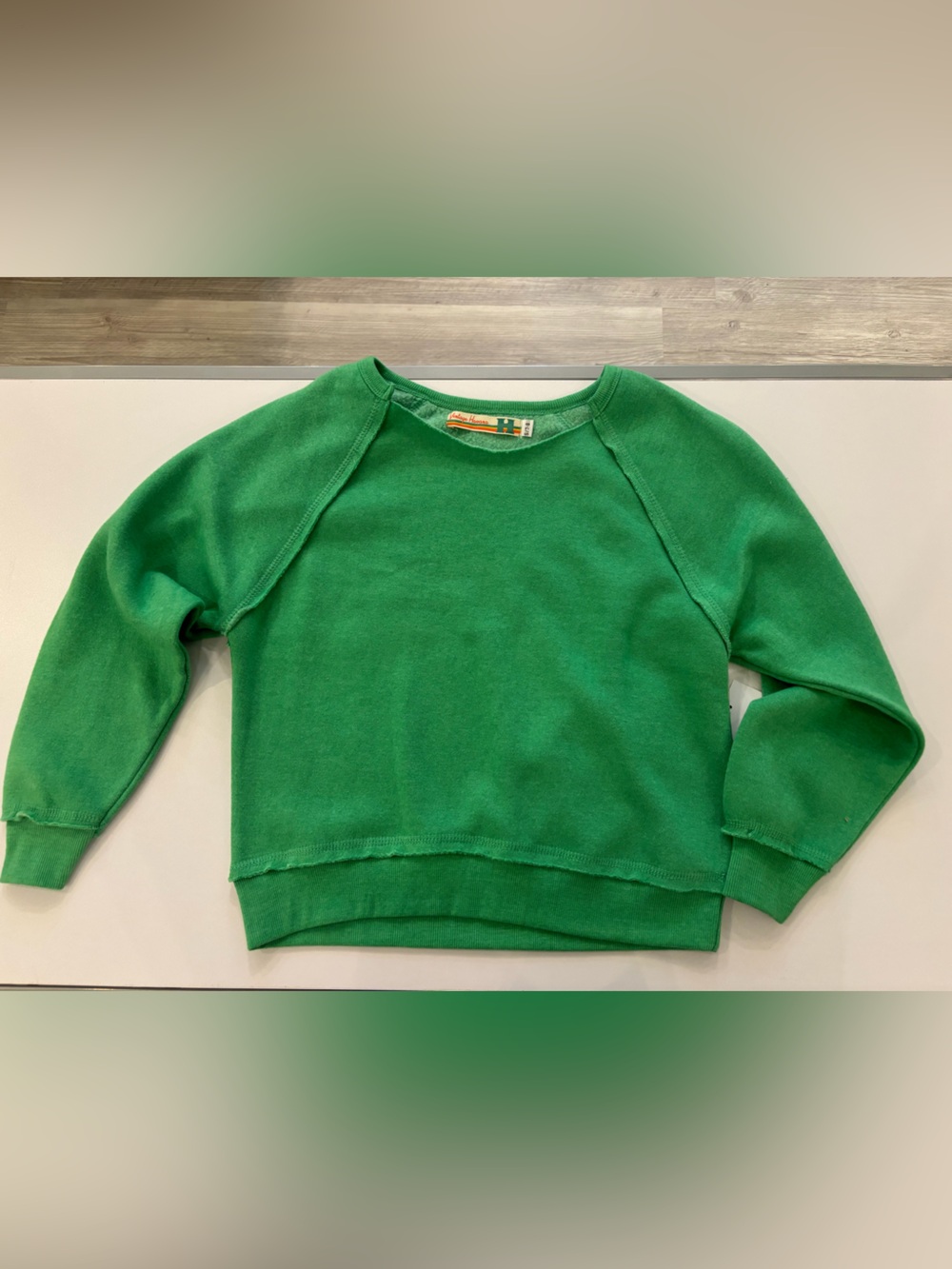 Vintage Havana Bright Green Crewneck Sweater